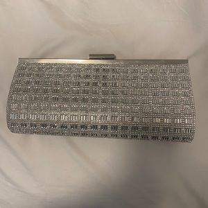 Silver Clutch Purse